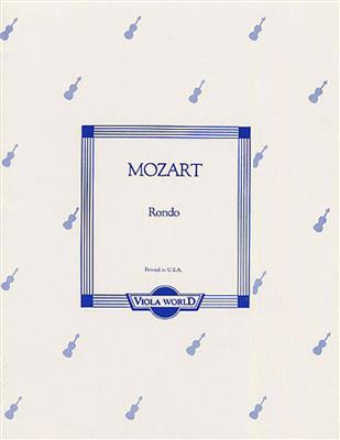 Wolfgang Amadeus Mozart: Rondo For Viola And Piano: Viola mit Begleitung