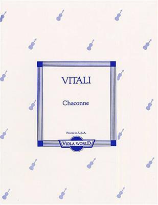 Tomaso Antonio Vitali: Chaconne (Viola/Piano): (Arr. Alan H. Arnold): Viola mit Begleitung