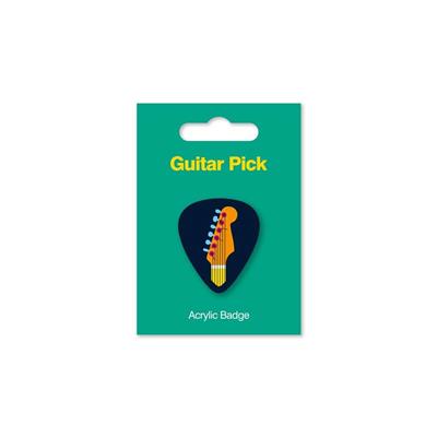 Acrylic Badge - Guitar Pick