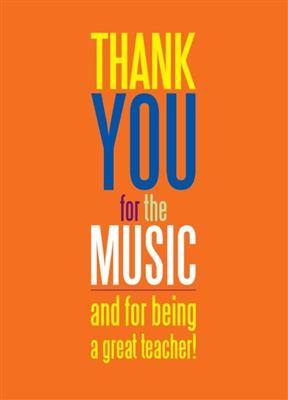 Thank You For The Music - Greeting Card