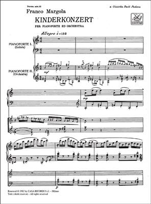 Franco Margola: Kinderkonzert: Klavier Duett