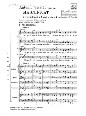 Antonio Vivaldi: Magnificat Rv 610a-611: Gemischter Chor mit Ensemble