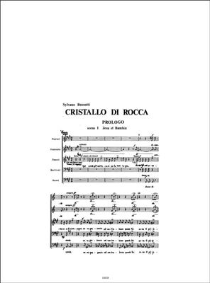 Sylvano Bussotti: Cristallo Di Rocca: Gemischter Chor mit Ensemble