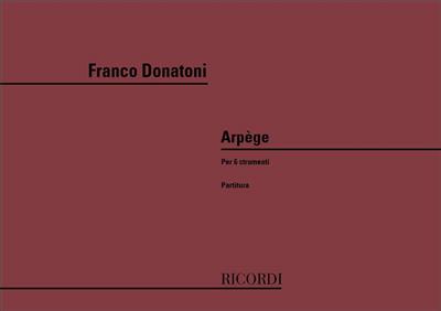 Franco Donatoni: Arpege: Kammerensemble