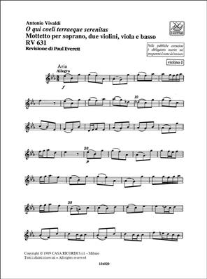 Antonio Vivaldi: O Qui Coeli Terraeque Serenitas Rv 631: Gesang mit sonstiger Begleitung