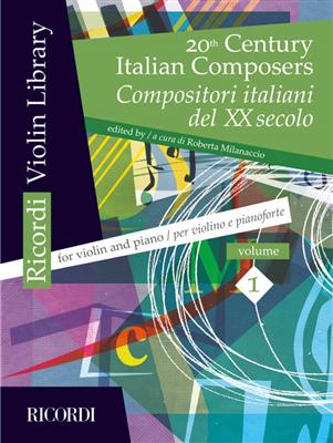 20th Century Italian Composers: Anthology 1: Violine mit Begleitung
