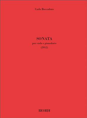 Carlo Boccadoro: Sonata: Viola mit Begleitung