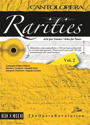 Cantolopera: Rarities - arie per tenore vol. 2 +CD: Gesang mit Klavier