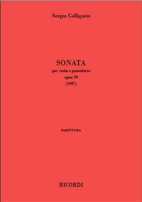 Sergio Calligaris: Sonata op. 39 (1997): Viola mit Begleitung