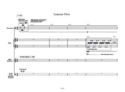 Zeno Baldi: Laminar Flow: Percussion Ensemble