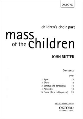 John Rutter: Mass Of The Children: Kinderchor