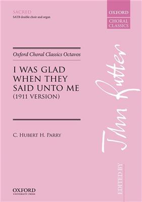 C. Parry: I was glad when they said unto me: Gemischter Chor mit Ensemble