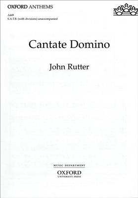 John Rutter: Cantate Domino: Gemischter Chor mit Begleitung