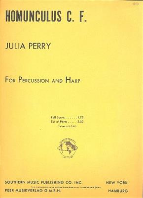Julia Perry: Homunculus C.F.: Sonstige Percussion