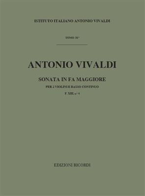 Antonio Vivaldi: Sonata Per 2 Violini e BC in Fa Rv 70: Violin Duett