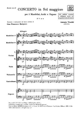 Antonio Vivaldi: Concerto Per Mandolino, Archi E B.C.:: Mandoline