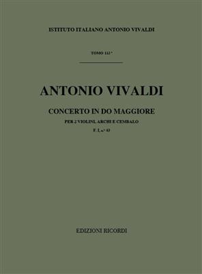 Antonio Vivaldi: Concerto For 2 Violins In Do RV 507: Streichensemble