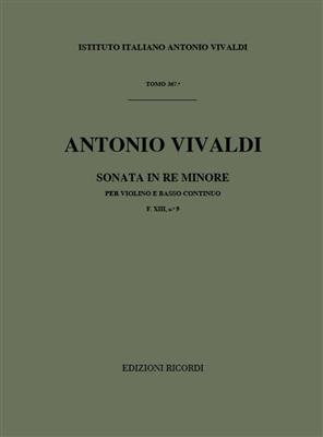 Antonio Vivaldi: Sonata in Re Min Rv 15 Per Violino e BC: Violine mit Begleitung