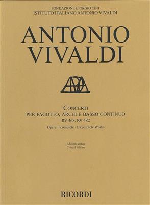 Antonio Vivaldi: Concerti RV 468, RV 482 per fagotto, archi e BC: Kammerensemble
