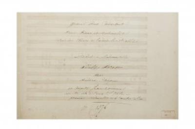 Frédéric Chopin: Grand Duo Concertant FCI Facsimile