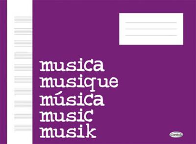 Quaderno Di Musica (Block, Cahier De Musique): Notenpapier
