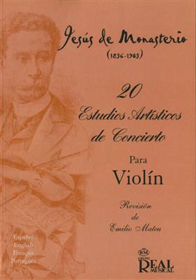 20 Estudios Artísticos de Concierto para Violín: Violine Solo