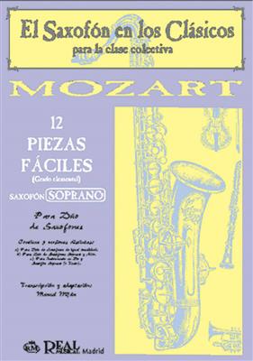 Wolfgang Amadeus Mozart: 12 Piezas Fáciles: Saxophon