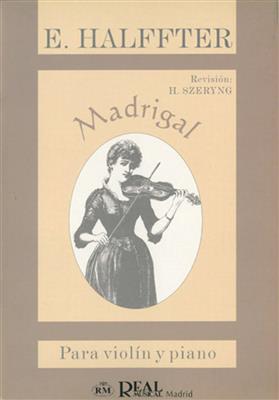 Madrigal, para Violín y Piano: Violine mit Begleitung