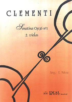 Sonatina Op.36 No.1, para 2 Violas: Viola Duett