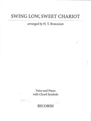 Swing Low, Sweet Chariot: (Arr. Harry T. Burleigh): Gesang mit Klavier
