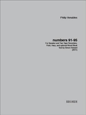Philip Venables: Numbers 91‐95: Kammerensemble