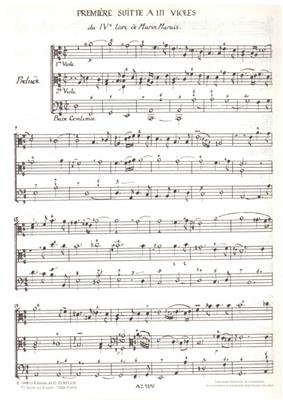 Marin Marais: Suite à Trois Violes: Viola Da Gamba