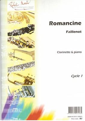 Maurice Faillenot: Romancine: Klarinette mit Begleitung