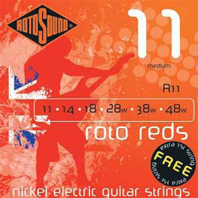 Medium Electric Guitar String Set Roto Reds