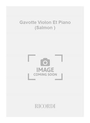 Jean-Philippe Rameau: Gavotte Violon Et Piano (Salmon ): Violine mit Begleitung
