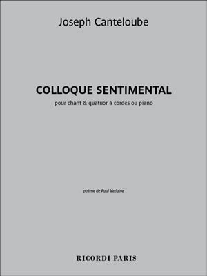 Joseph Canteloube: Colloque Sentimental: Gesang mit Klavier