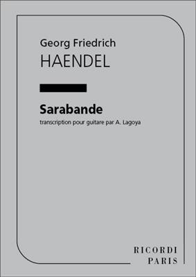 Georg Friedrich Händel: Sarabande: Gitarre Solo