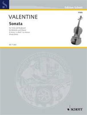 Robert Valentine: Sonate 9 A: Viola mit Begleitung