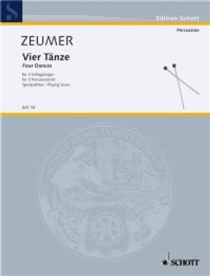 Gerhard Zeumer: 4 Dances: Percussion Ensemble