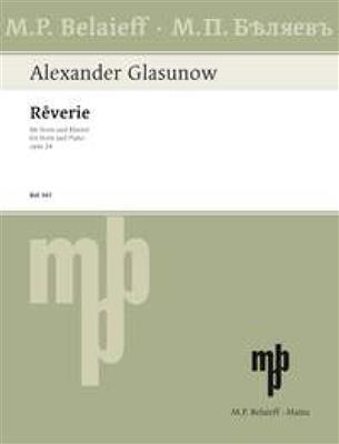 Alexander Glazunov: FdQ-Rag: (Arr. Bernhard Robinson): Horn mit Begleitung