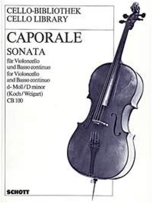 Andrea Caporale: Sonata D Minor: Cello mit Begleitung