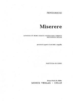 Krzysztof Penderecki: Miserere: Kinderchor mit Begleitung