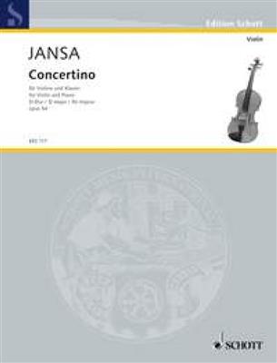 Leopold Jansa: Concertino D Major: Violine mit Begleitung