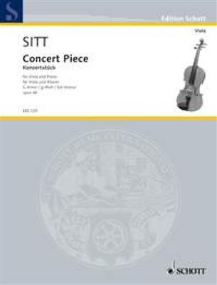 Hans Sitt: Concertino G Op.46: Viola mit Begleitung