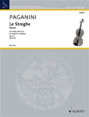 Niccolò Paganini: Streghe Opus 8: Violine mit Begleitung