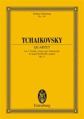 Pyotr Ilyich Tchaikovsky: Quartet No. 1 D Major Op. 11 CW 90: Streichquartett