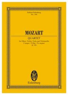 Wolfgang Amadeus Mozart: Quartet In F Major K370: Kammerensemble