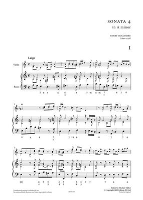 Henry Holcombe: Six Sonatas 2 op. 1 Band 2: (Arr. Michael Talbot): Violine mit Begleitung