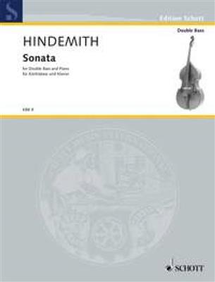Paul Hindemith: Sonata: Kontrabass mit Begleitung