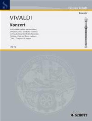 Antonio Vivaldi: Concerto in C Major: Altblockflöte mit Begleitung